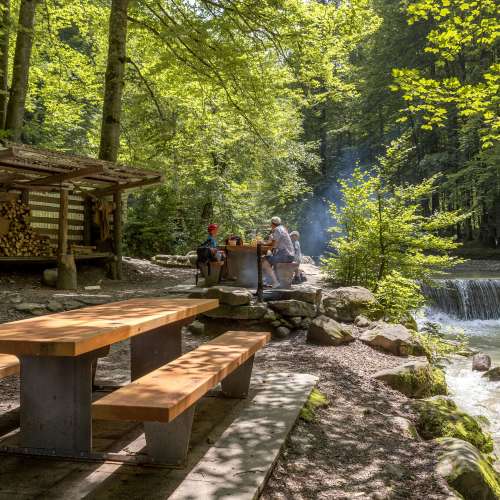 Romantischer Grillplatz